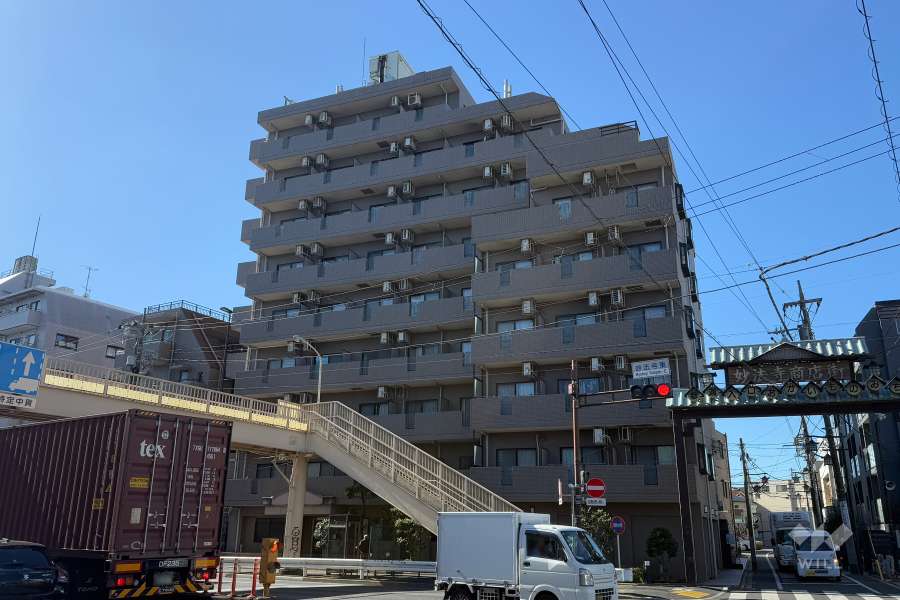 メインステージ東高円寺の外観（北東側から）