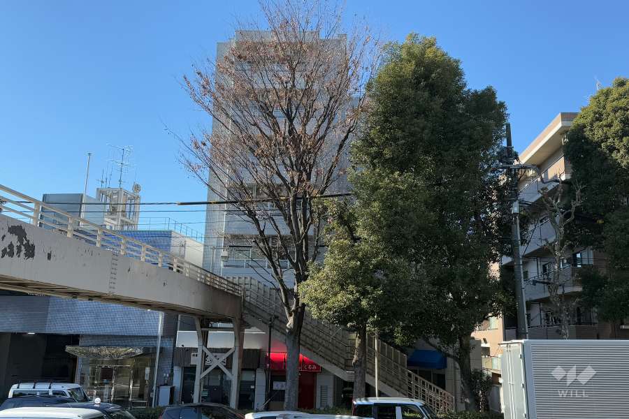 モナーク杉並堀ノ内の外観（北東側から）