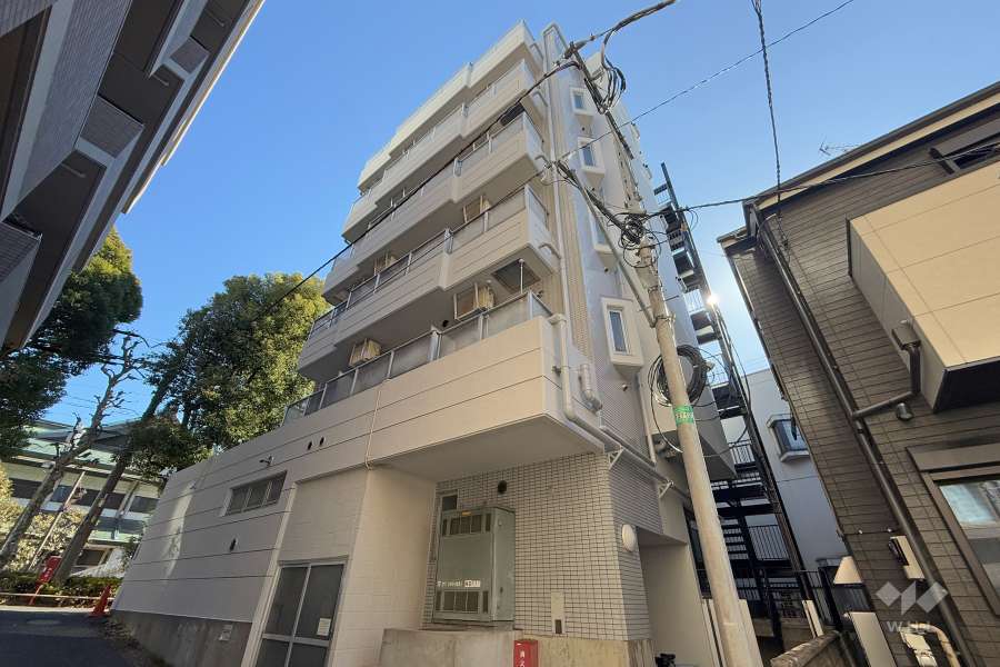 モナーク杉並堀ノ内の外観（北西側から）