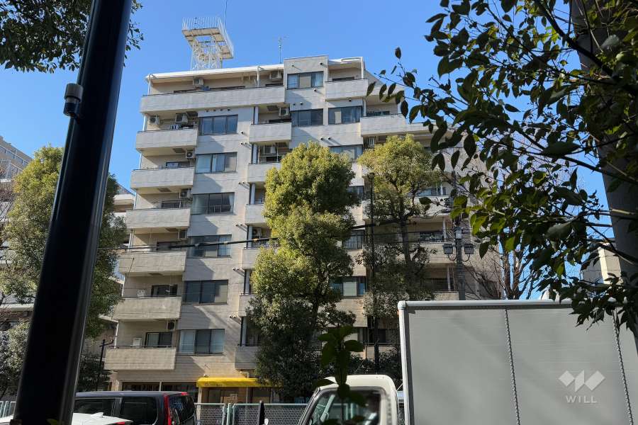 パレドール方南町の外観（北東側から）