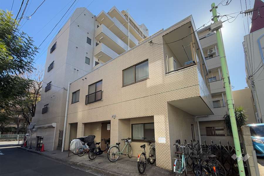 パレドール方南町の外観（北西側から）