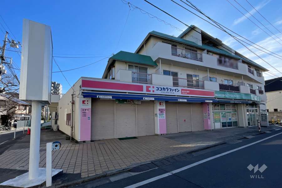 ライオンズマンション新高円寺の外観（北西側から）