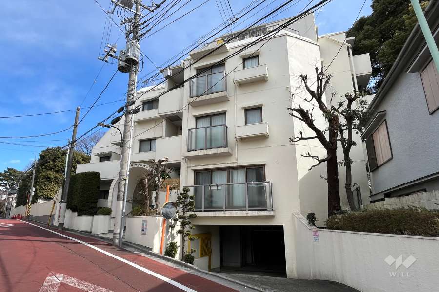 中銀堀ノ内マンシオンの外観（南西側から）