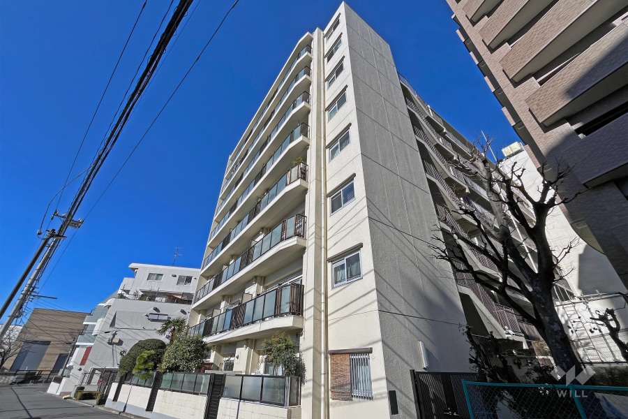 日商岩井第2方南町マンションの外観（南東側から）