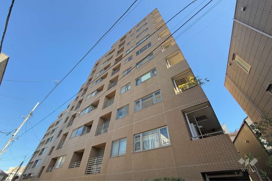 アトラス杉並方南町の外観（南西側から）
