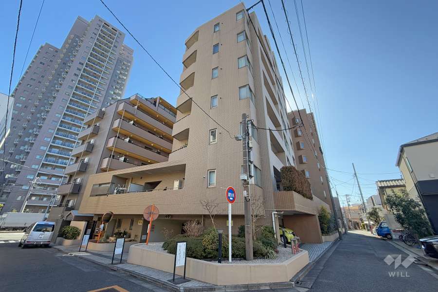 アトラス杉並方南町の外観（北西側から）