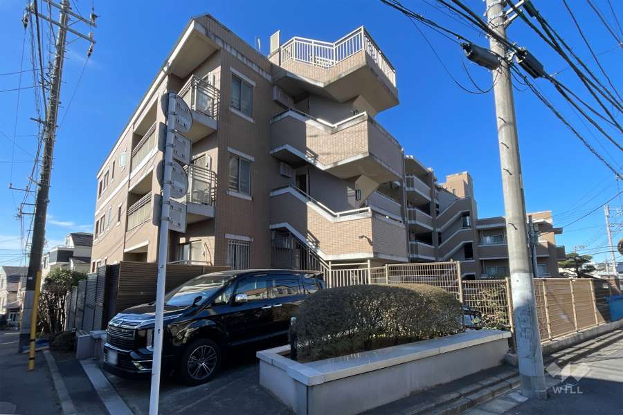 ファミール杉並堀ノ内ガーデンテラスの外観（北東側から）