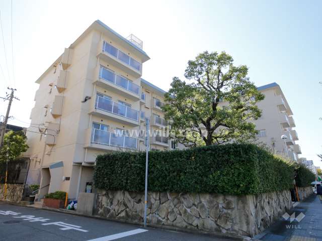 芦屋打出パークマンションの外観（北東側から）