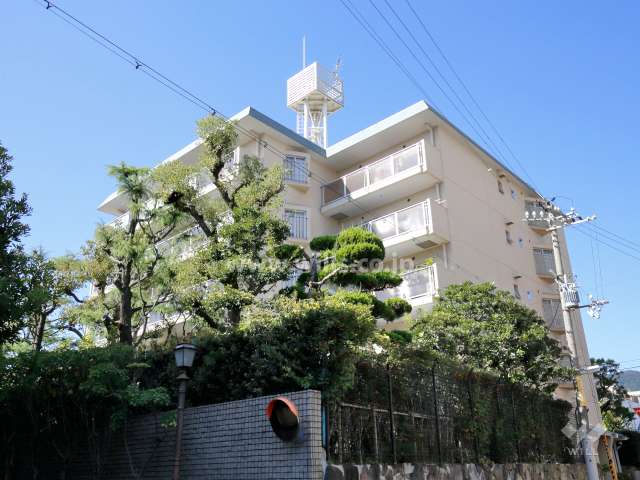 芦屋打出パークマンションの外観（南東側から）