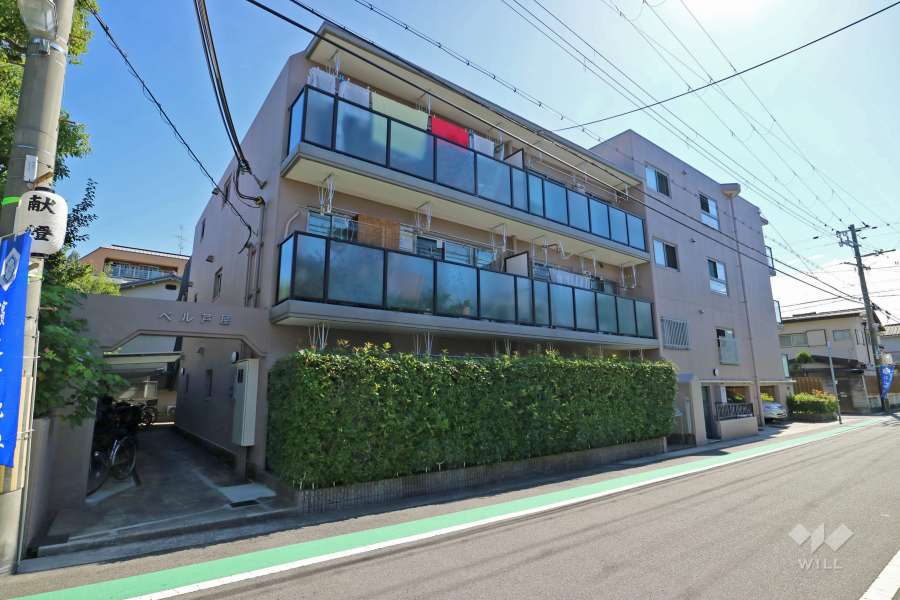 ベル芦屋の外観（北西側から）