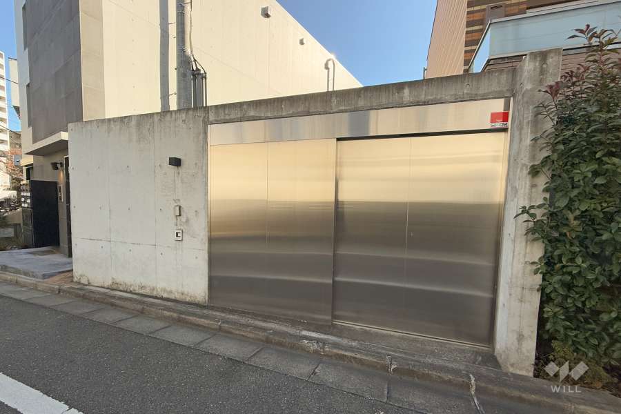 駐輪場の出入口