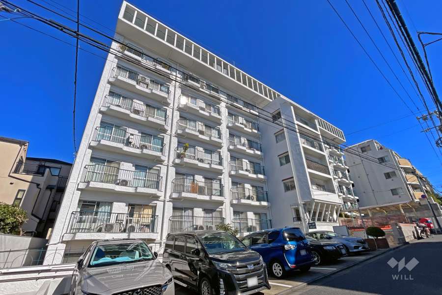 カーサ和泉の外観（南西側から）