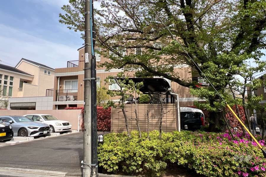 ドューエ永福フィオーレの外観（南西側から）