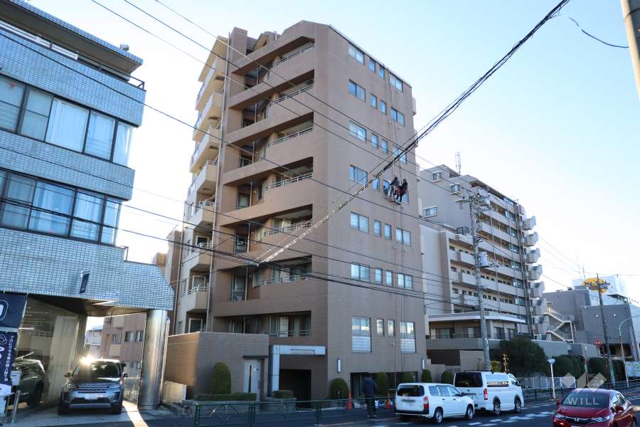 フェアロージュ永福町の外観（南東側から）
