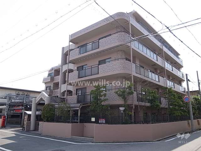 サンワプラザ芦屋の外観（北西側から）　北西の角地にあります。