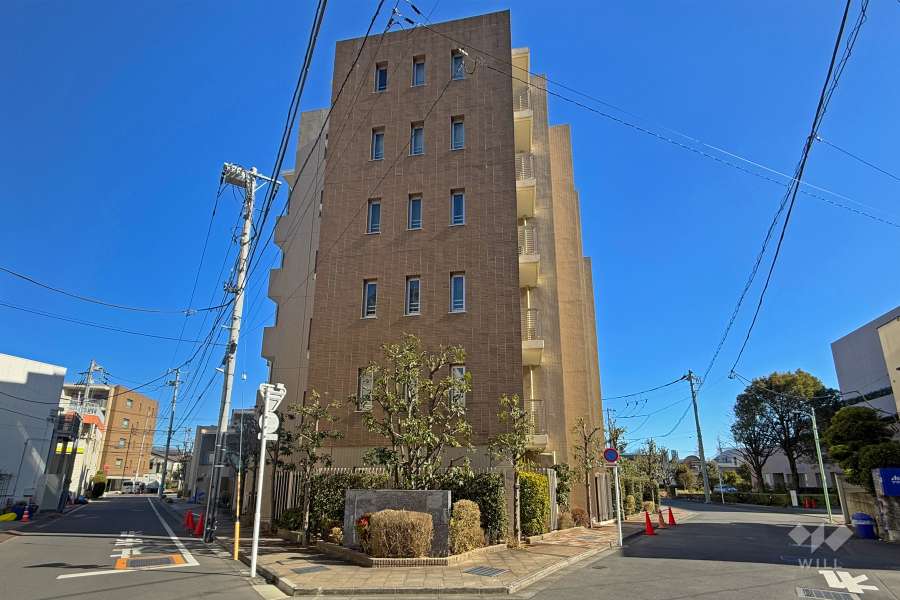 プラウド杉並和田サウスコートの外観（西側から）