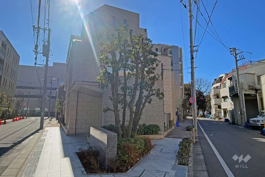 プラウド杉並和田サウスコートの外観（北側から）