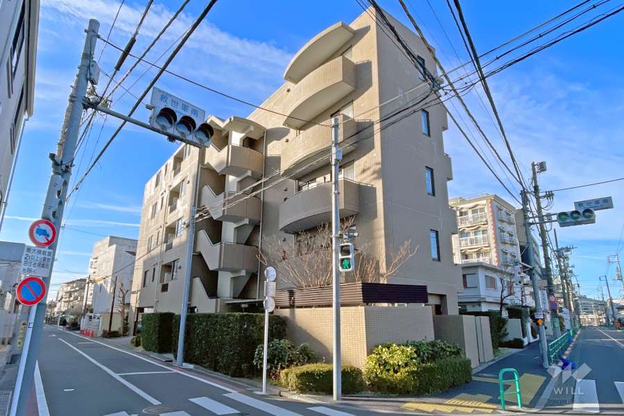 パークハイム中野富士見町の外観（北東側から）
