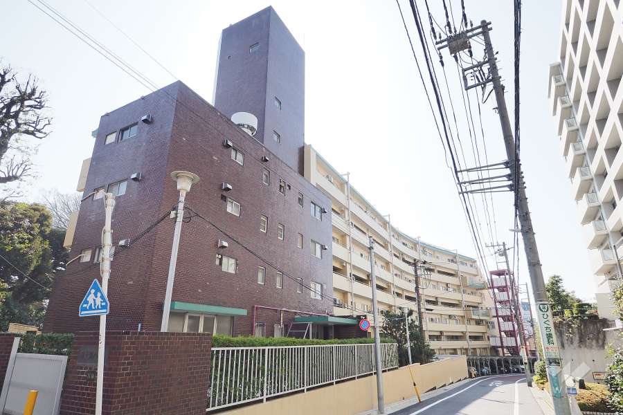 富士見ハイムN棟の外観（北側から）