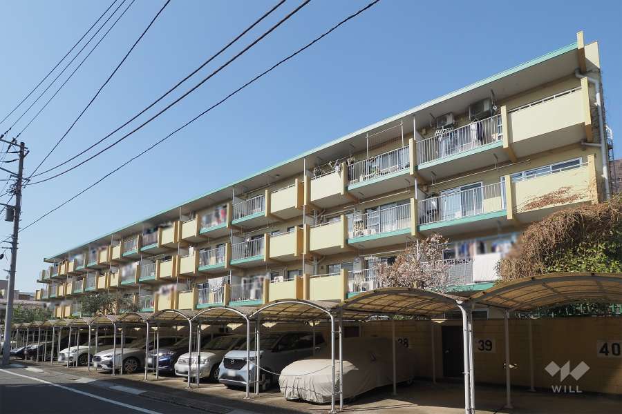 富士見ハイムS棟の外観（南東側から）