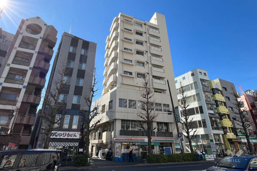 ウエストハイマンション高円寺の外観（北東側から）