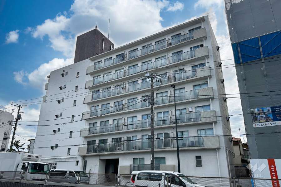 羽根木マンションの外観（北東側から）