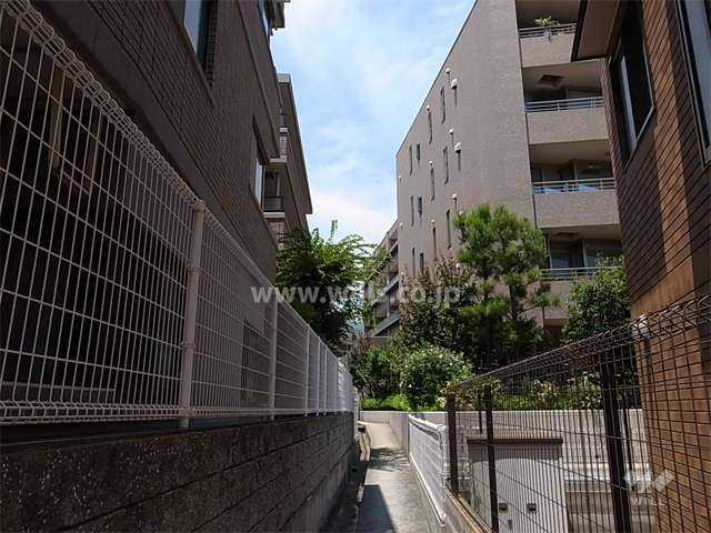 敷地東側の通路