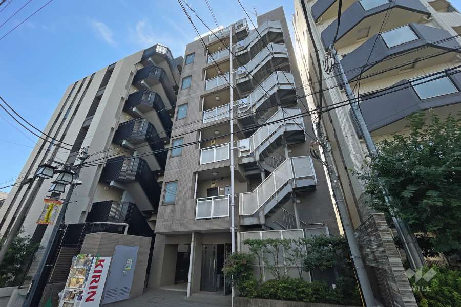 オリオ奥沢の外観（北西側から）