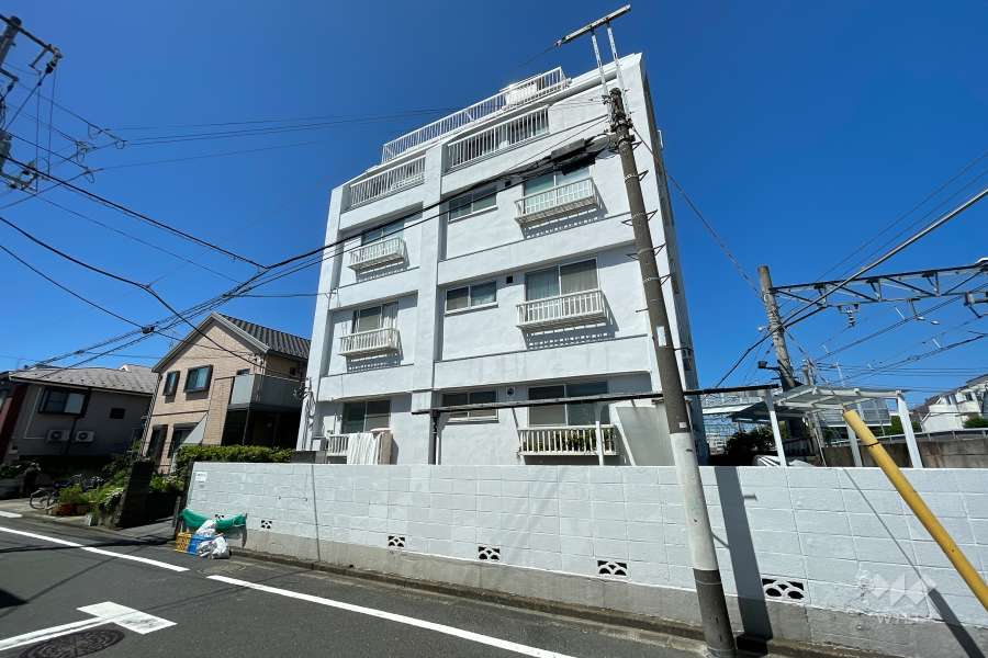 大洋奥沢マンションの外観（北東側から）