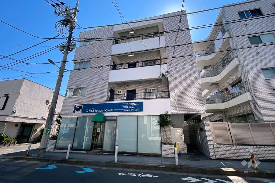 ベルハイム九品仏B棟の外観（北西側から）