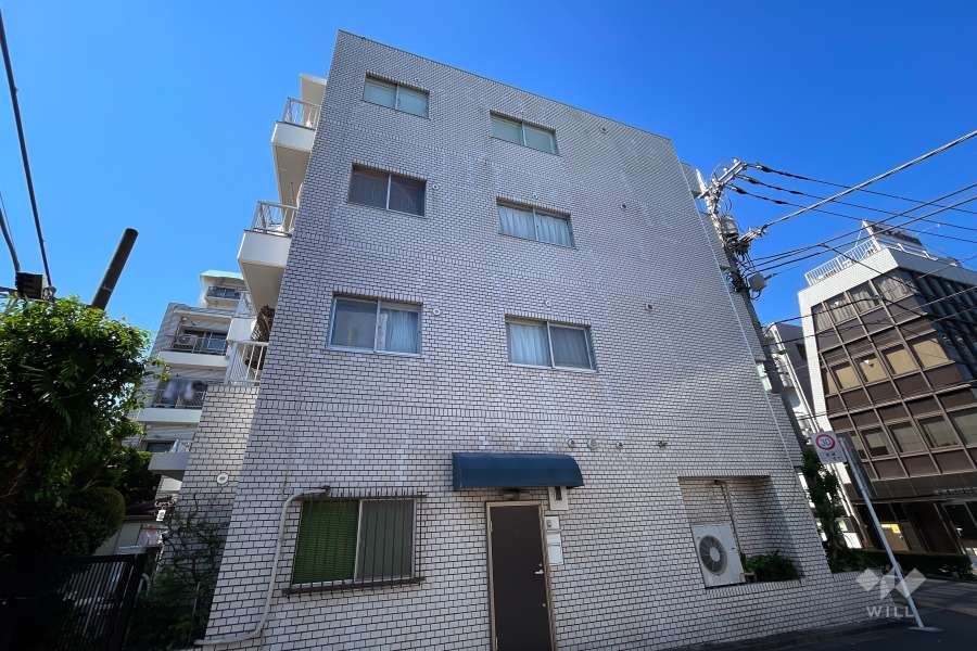 ベルハイム九品仏B棟の外観（南東側から）