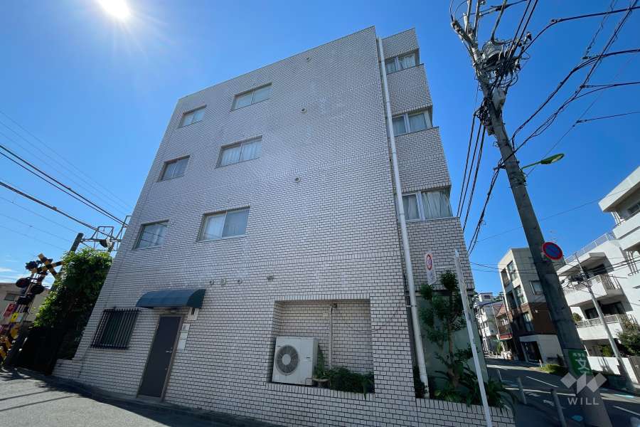 ベルハイム九品仏B棟の外観（北東側から）