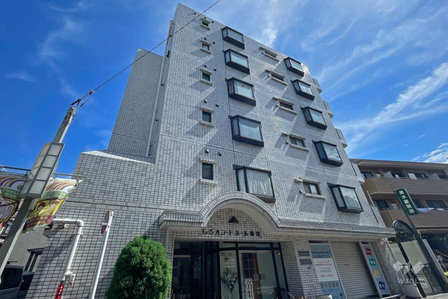 レジオン・ドヌール奥沢の外観（北西側から）