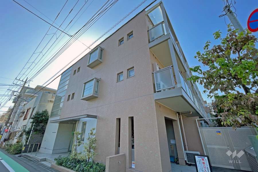 藤和シティホームズ自由が丘の外観（北西側から）