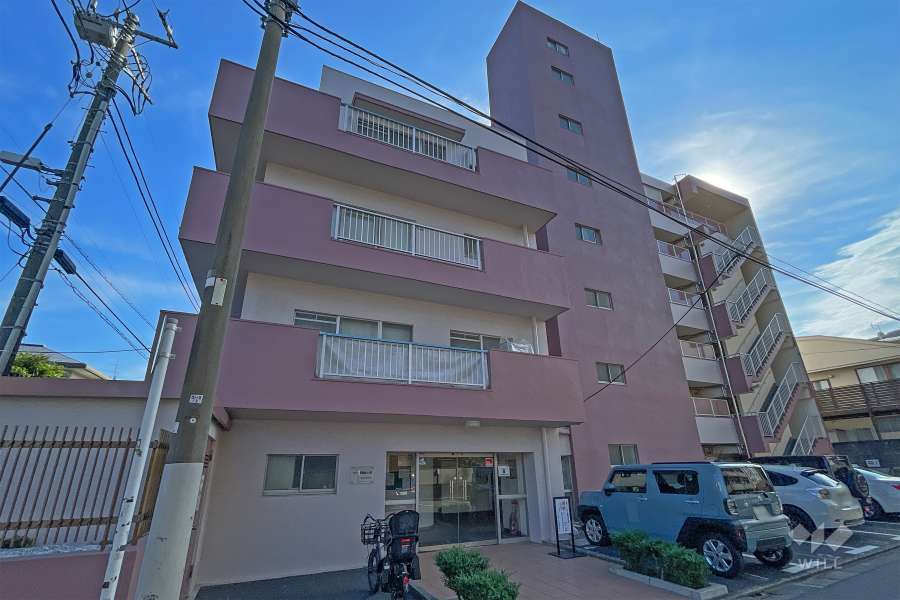 メゾン自由が丘の外観（北東側から）