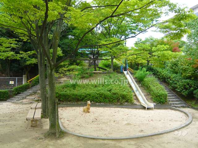 敷地に隣接する公園。