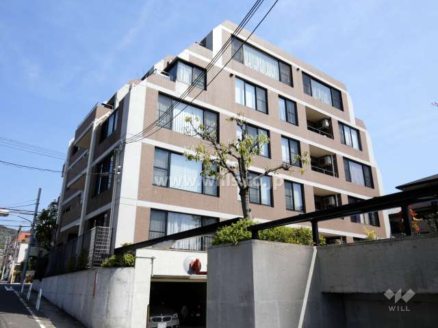 ベルヴィル芦屋三条南の外観（南西側から）