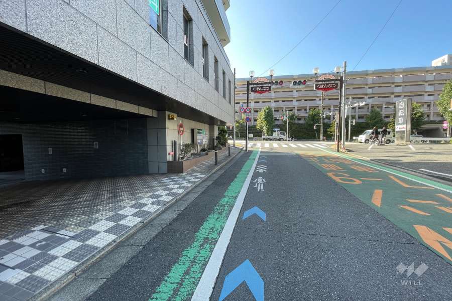 駐車場の出入り口
