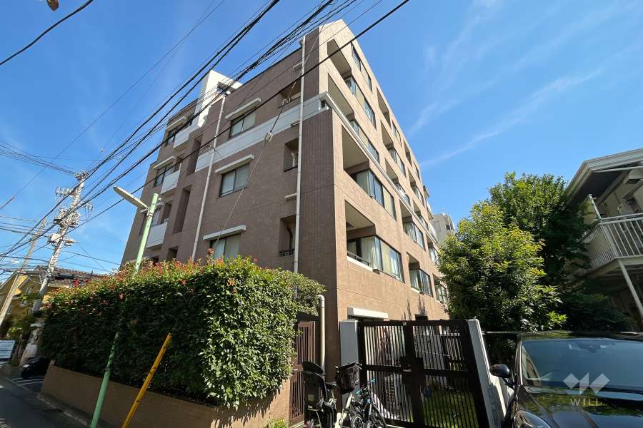 奥沢デュープレックスの外観(南西側から）