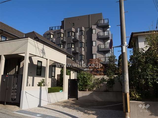 ノヴェル芦屋川の外観（南西側から）