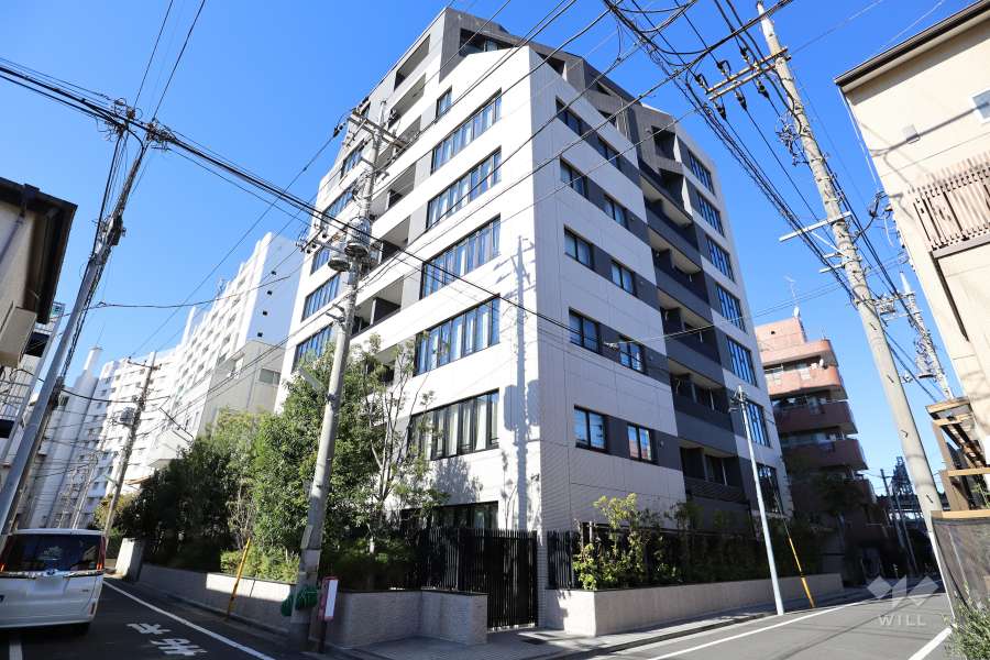 ディアナコート奥沢の外観（南東側から）