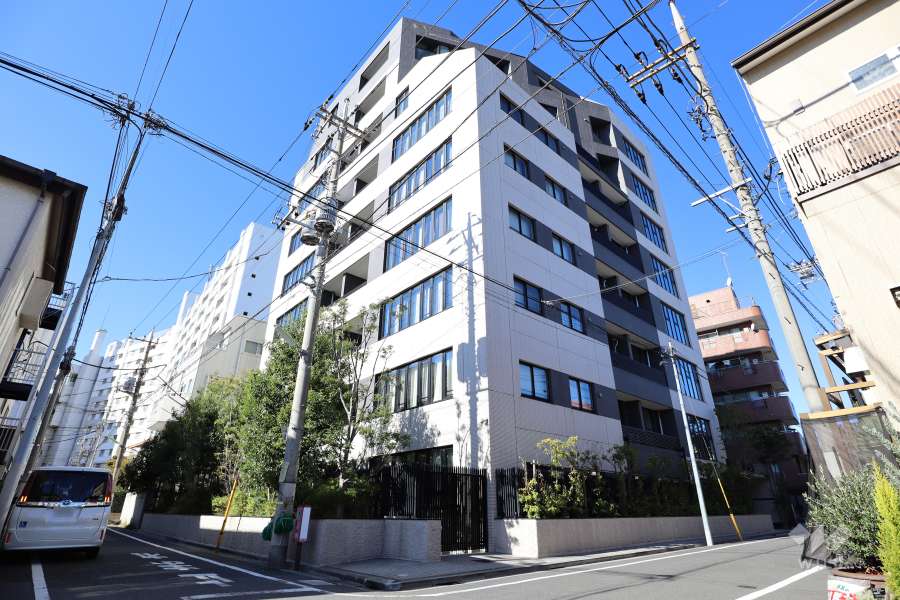 ディアナコート奥沢の外観（南東側から）