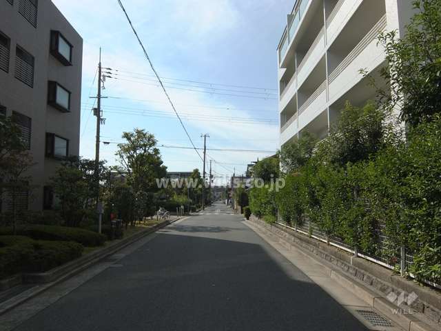 敷地南側の前面道路