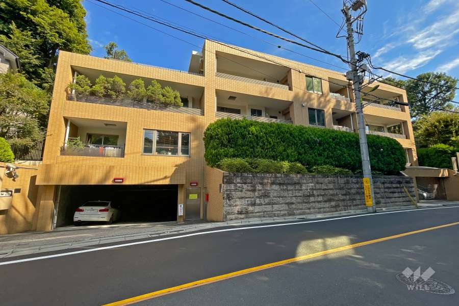 グランディオーゼ岡本の外観（西側から）