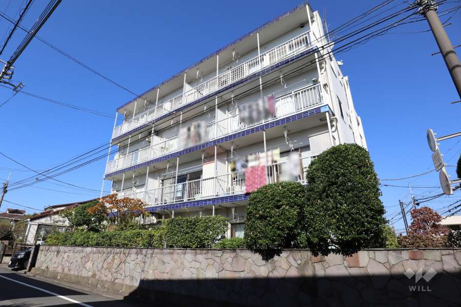 学芸コーポの外観（南側から）