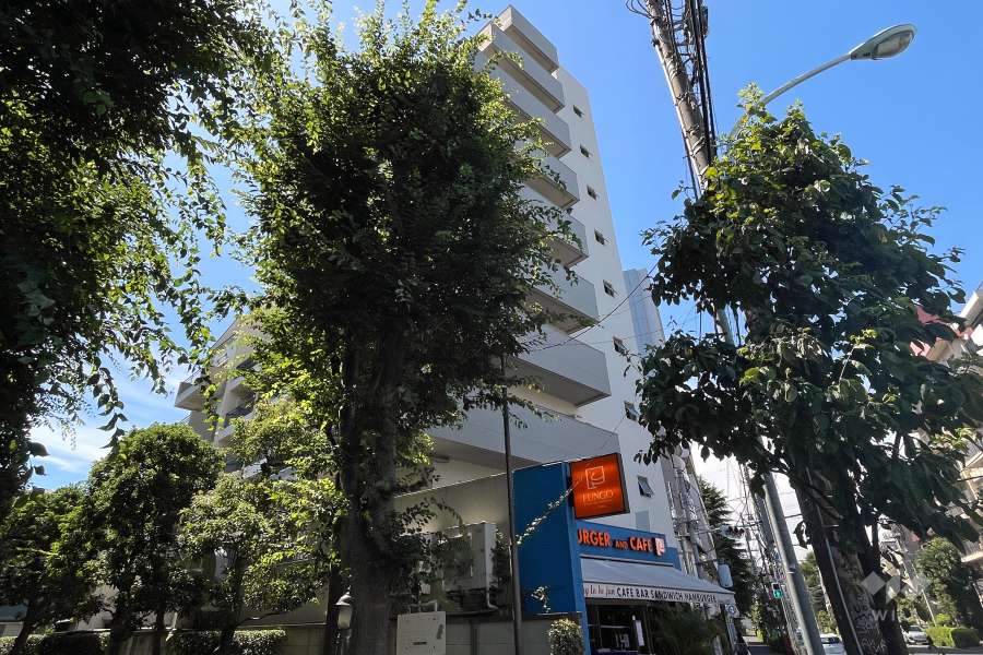 下馬パークハウスの外観（南東側から）