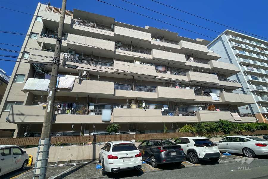 外キャッスル世田谷の外観（南西から）