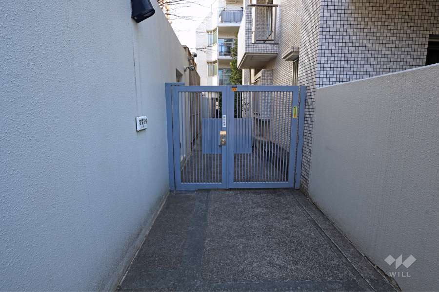 駐輪場の出入り口