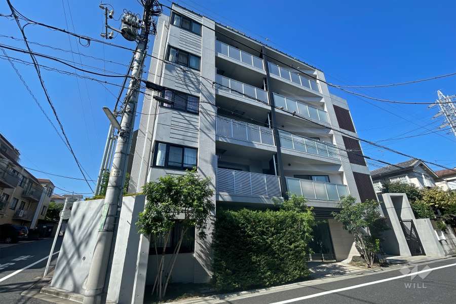 プレシス三軒茶屋の外観（南東側から）