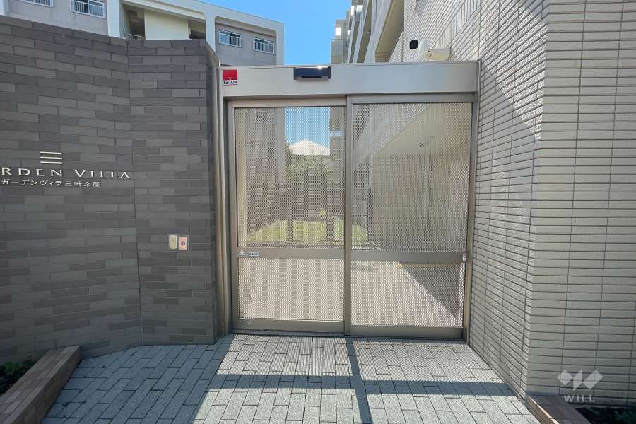 駐輪場の出入り口